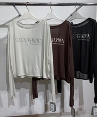 【PRIORITY 26AW】P67050HW シアーロゴTシャツ