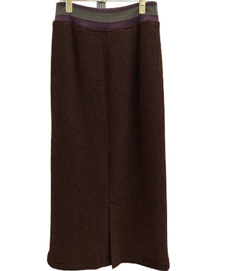 【ayane '26 winter collection】876807 インポート生地ペンシルスカート（限定）