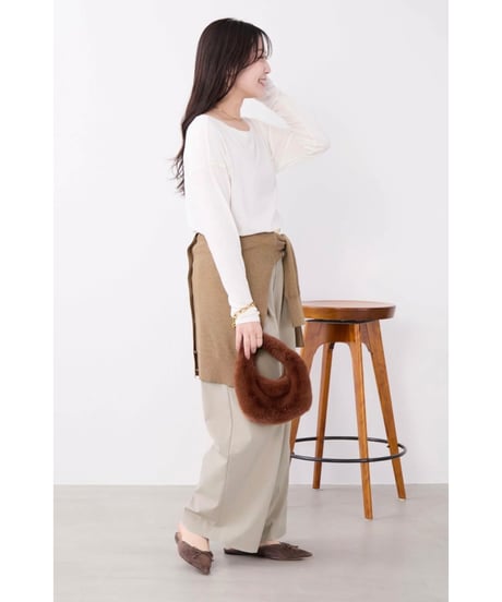 【MICA&DEAL】 0126309073 ハイツイストプルオーバー