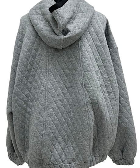【ayane '26 winter collection】876812 キルト地ジップアップパーカー