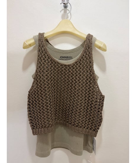 【MICA&DEAL】 0126308052 レイヤードニットタンク