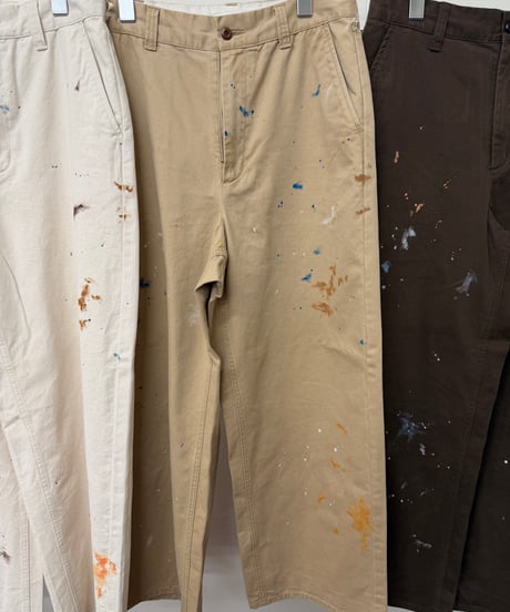 【LE MÉLANGE '26 winter collection】8653501 COTTON TWILL STONE BIO + PAINTED
