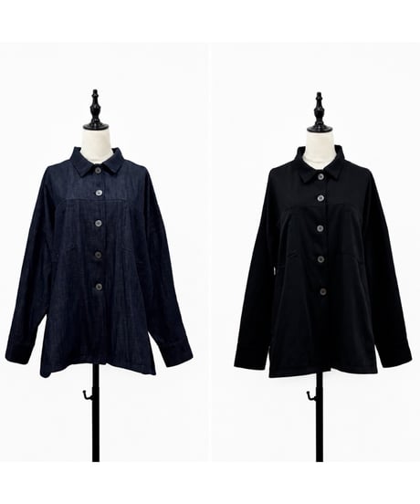 【siro de la bonte 26AW】R653308 soft denim denim jacket