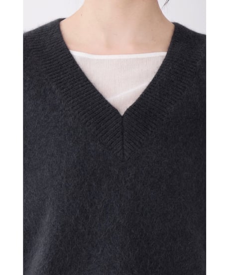 【MICA&DEAL】 ラクーンデュアルVネックニット 0126308103