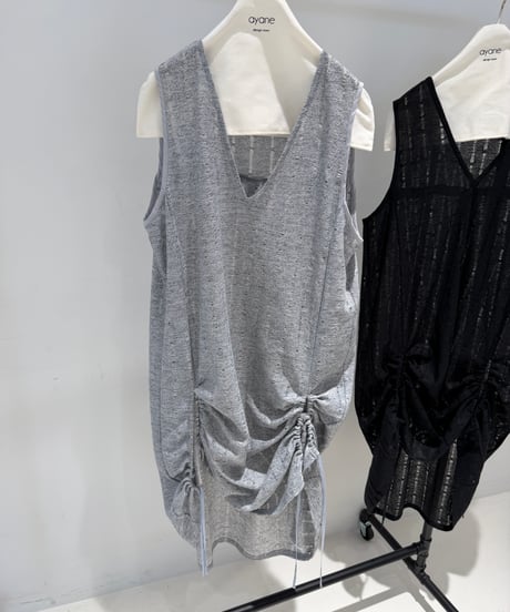 【ayane '26 winter collection】876833 ラダーニットジレ