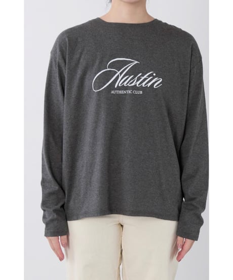【MICA&DEAL】 "AUSTIN"ロゴロングT-shirt 0126409302