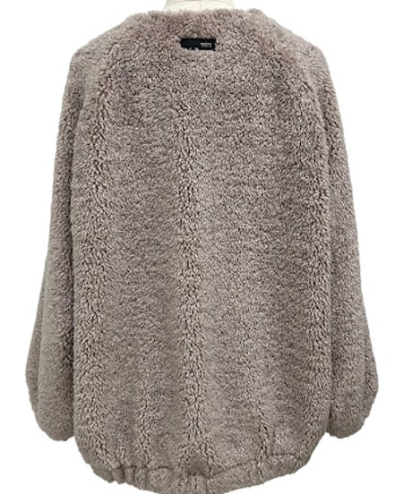 【ayane '26 winter collection】876816 ボア×中綿キルトノーカラーブルゾン