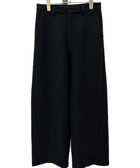 【ayane '26 winter collection】876803 ニードルパンチバレルレッグパンツ
