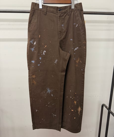 【LE MÉLANGE '26 winter collection】8653501 COTTON TWILL STONE BIO + PAINTED