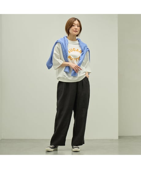 【AUG】 861109 リネン ラップ風 パンツ