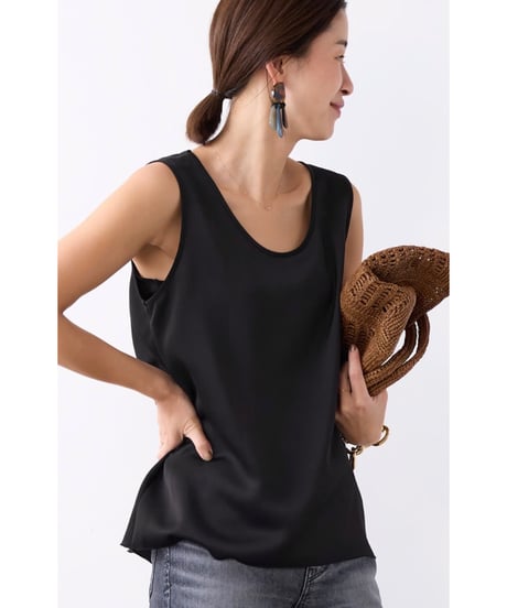 【MICA&DEAL】 0126201111 サテンタンクトップ