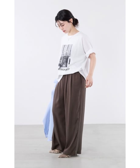 【MICA&DEAL】 0126209204 接触冷感-フォトプリントハーフスリーブT-shirt