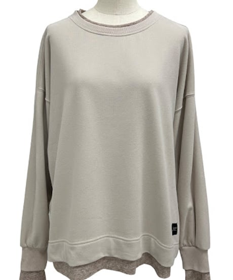 【ayane '26 winter collection】876806 レイヤードプルオーバー