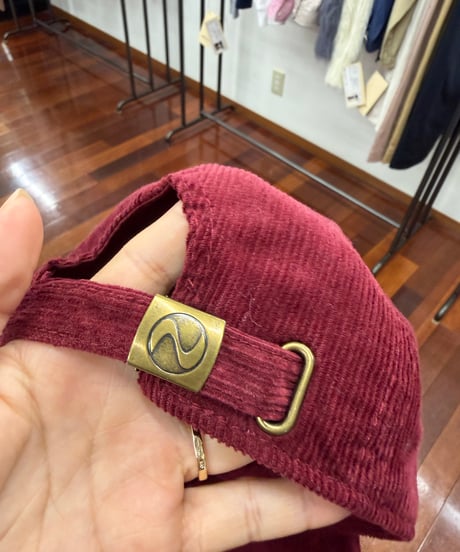 【LE MÉLANGE '26 winter collection】8658001 CORDUROY BASEBALL CAP