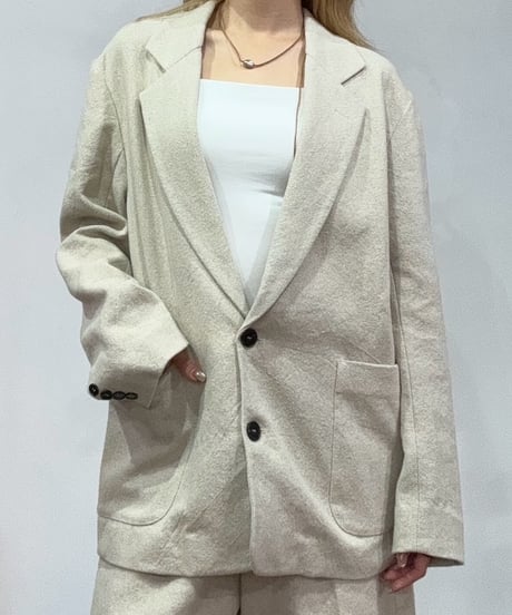 【PRIORITY | Pre-Order '27 Spring Collection】リネンジャケット P71056HW／1月末より発送予定
