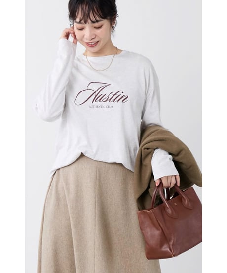 【MICA&DEAL】 "AUSTIN"ロゴロングT-shirt 0126409302