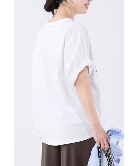 【MICA&DEAL】 0126209204 接触冷感-フォトプリントハーフスリーブT-shirt