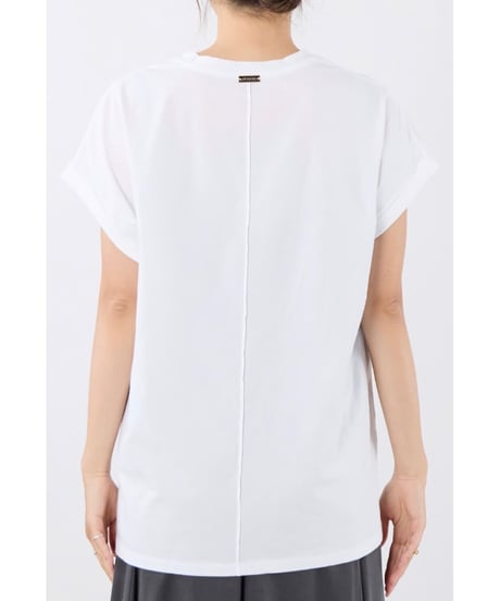【MICA&DEAL】  0126209203 接触冷感-フォトプリントフレンチスリーブT-shirt