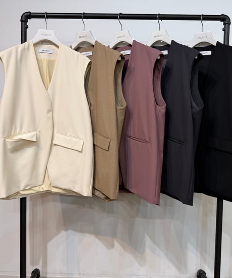【PRIORITY | Pre-Order '27 Spring Collection】コクーンベスト P71026 IT／1月末より発送予定