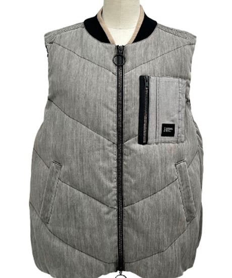 【ayane '26 winter collection】876809 ダンガリーダウンベスト