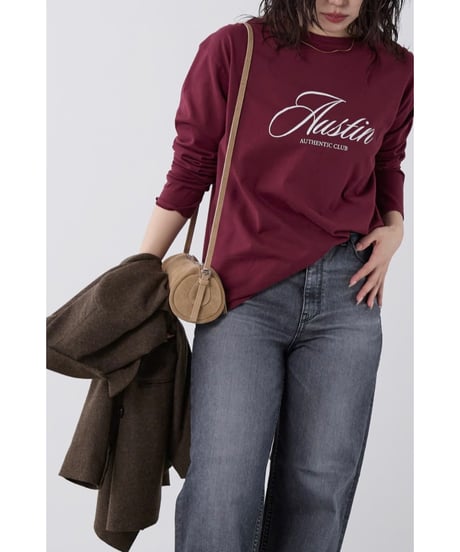 【MICA&DEAL】 "AUSTIN"ロゴロングT-shirt 0126409302
