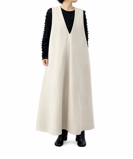 【siro de la bonte 26AW】R653311 light melton jumper skirt