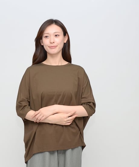 全国送料185円【Praia】LER-2692/2545 ソフトポンチコクーンプルオーバー