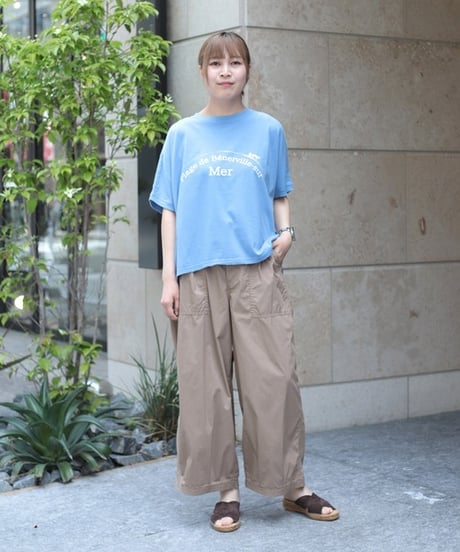 [Brocante / ブロカント]  39-0228N 30/-ベーシック天竺 ココンTシャツ