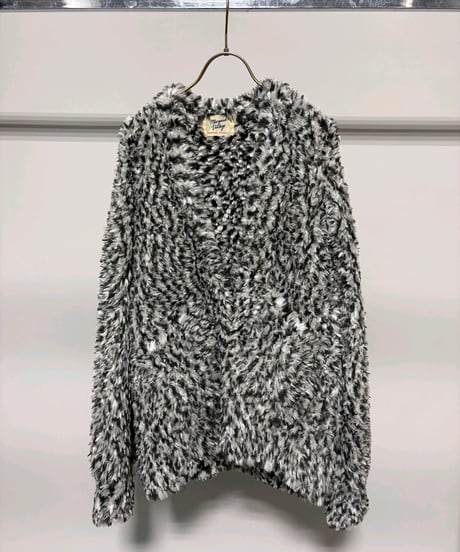 【MARGAUX VINTAGE 26AW】MG  KN - 26127 - A フェザーヤーンVカーディガン