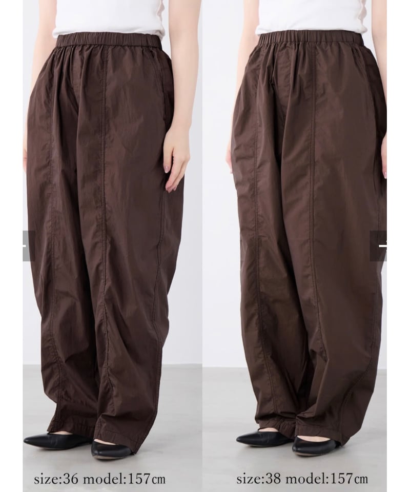 MICA&DEAL】 0126203161 撥水-ワイドコクーンイージーパンツ | sele