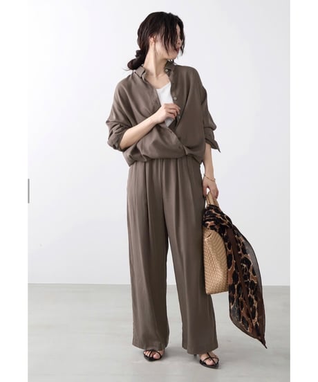 【MICA&DEAL】 0126301053 フィブリル2WAYシャツ