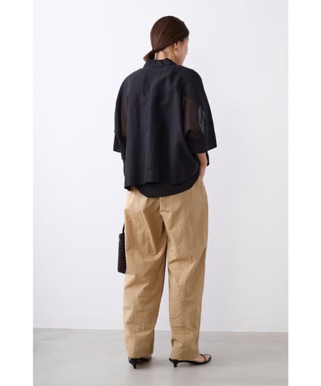 【MICA&DEAL】 0126203161 撥水-ワイドコクーンイージーパンツ