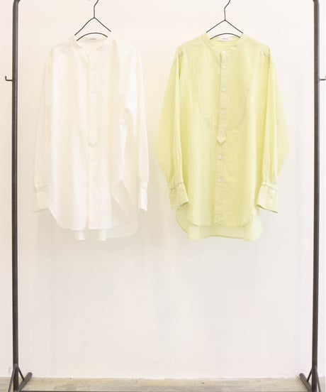 【LE MELANGE | '27 Spring Collection】STRIPE DOBBYカラーシャツ 8713204／２月中旬から３月上旬発送予定