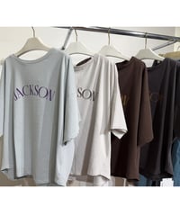 【MICA&DEAL】 0126309063 JACKSONロゴT-shirt