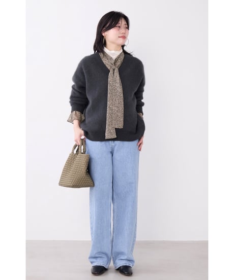 【MICA&DEAL】 ラクーンデュアルVネックニット 0126308103
