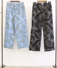 【LE MELANGE | '27 Spring Collection】 STONE BIO 12ozフロッキープリントデニムパンツ　8713502／１月下旬から２月中旬発送予定