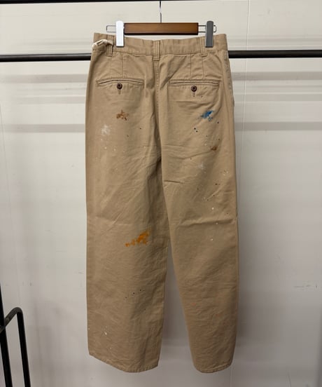 【LE MÉLANGE '26 winter collection】8653501 COTTON TWILL STONE BIO + PAINTED