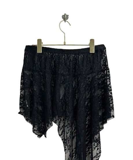 【ayane '26 winter collection】876842 レースアシメトリーオーバースカート