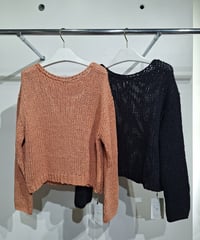 【TenuE】 26040105  テープヤーンニットPO