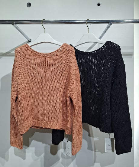 【TenuE】 26040105  テープヤーンニットPO