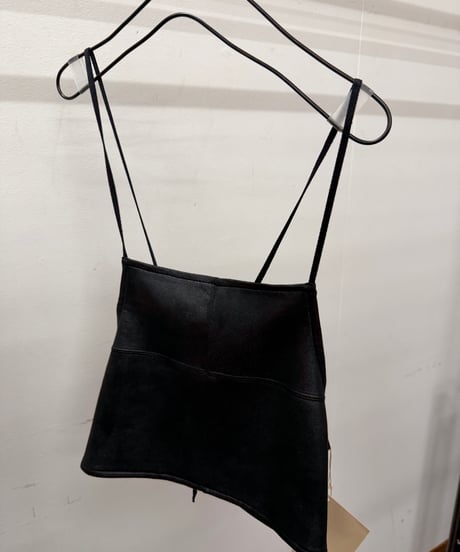 【LE MÉLANGE '26 winter collection】8651702 LEATHER LIKE JERSEY