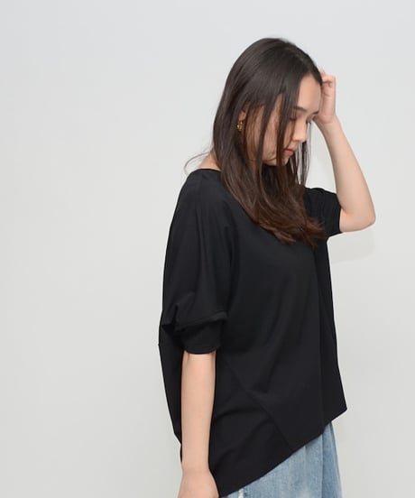 全国送料185円【Praia】LER-2692/2545 ソフトポンチコクーンプルオーバー