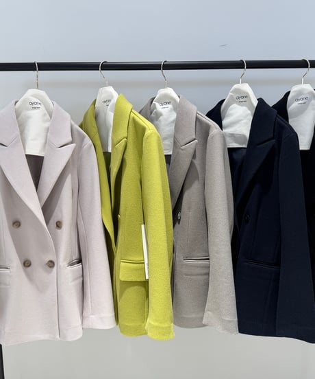 【ayane '26 winter collection】876802 ニードルパンチテーラードジャケット