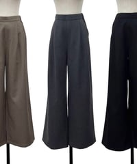 【siro de la bonte | '27 Spring Collection】 stretch twill tuck straight pants R713302