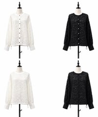 【siro de la bonte | '27 Spring Collection】cut Jacquard 2way shirt R713313