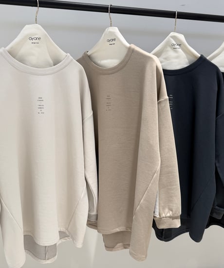 【ayane '26 winter collection】876830 裏起毛ハイテンションプルオーバー