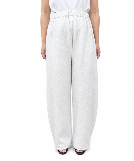【siro de la bonte | '27 Spring Collection】 stretch doubleface curve pants（ドローコート付き） R713205