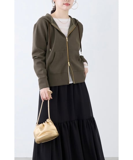 【MICA&DEAL】 ダブルジップポンチパーカー 0126309102