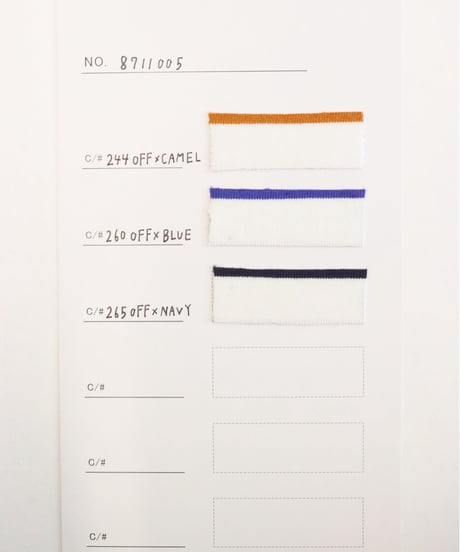 【LE MELANGE| '27 Spring Collection】ボーダーロゴロンT 8711005／２月上旬から２月下旬発送予定