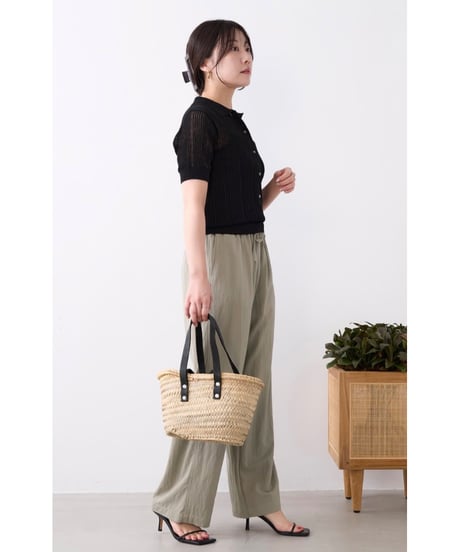 【MICA&DEAL】 0126203155 ハイツイストドライタッチイージーパンツ